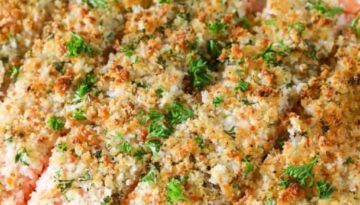 Herb Crusted Baked Salmon recipe