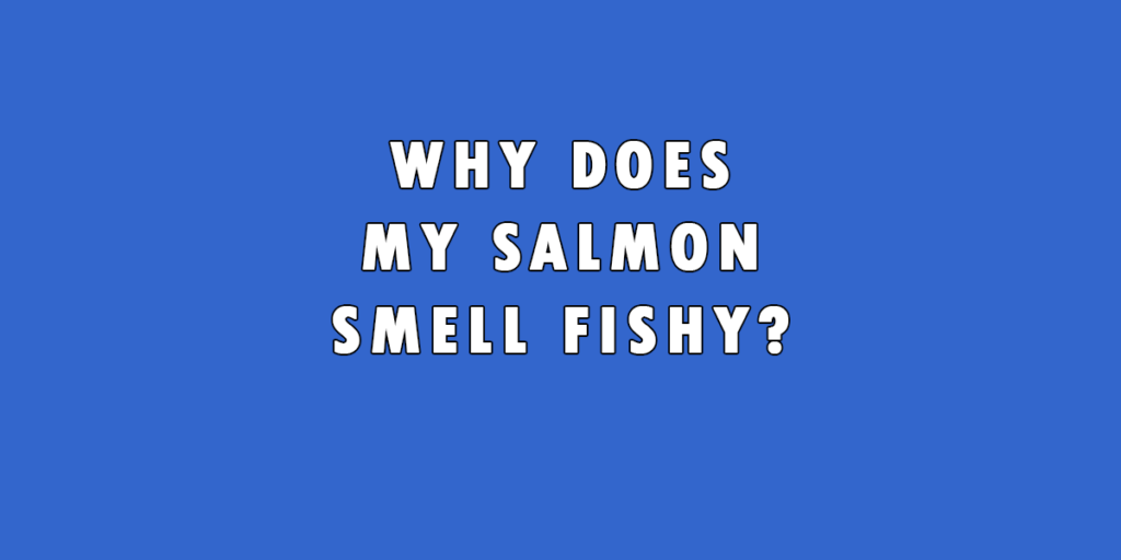 why does salmon smell fishy