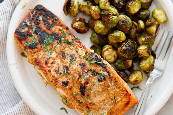 dijon mustard and garlic grilled salmon recipe