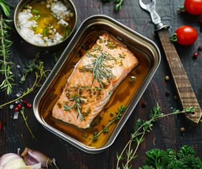 canned salmon packed in oil