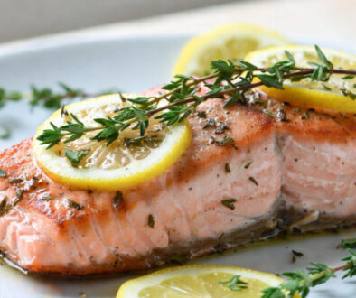 Quick lemon thyme salmon recipe